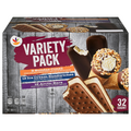 Our Brand Ice Cream Variety Pack Cones Sandwiches & Arctic Bars - 32 ct