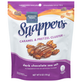 Snappers Caramel + Dark Chocolate Sea Salt Pretzel Cluster