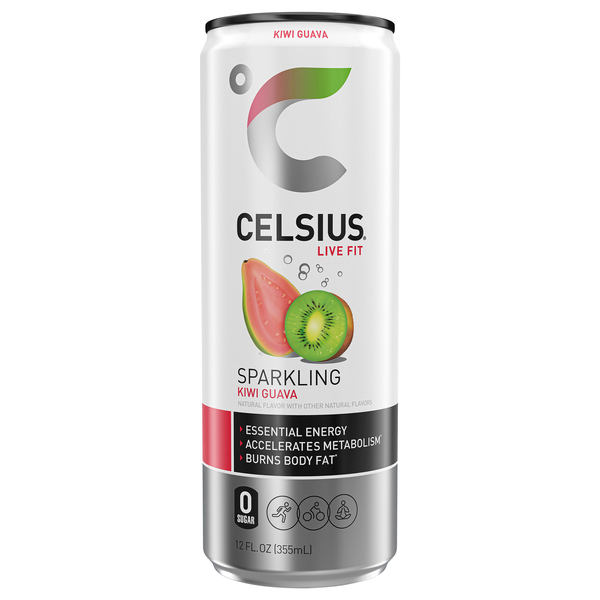 Celsius Live Fit Sparkling Kiwi Guava Energy Drink