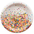 Party Creations Plates Sprinkles 6 7/8 Inch