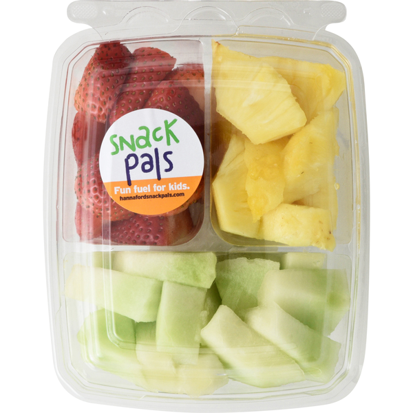 Hannaford Pineapple Strawberry & Honeydew Fruit Snak Pals