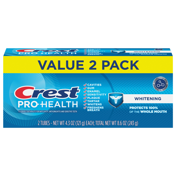 Crest Pro-Health Whitening Gel Toothpaste - 2 ct