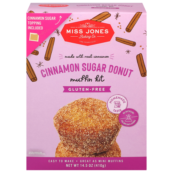 Miss Jones Baking Co. Gluten Free Cinnamon Sugar Donut Muffin Kit