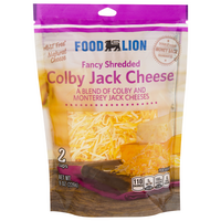 Food Lion Natural Fancy Shredded Colby Jack Cheese