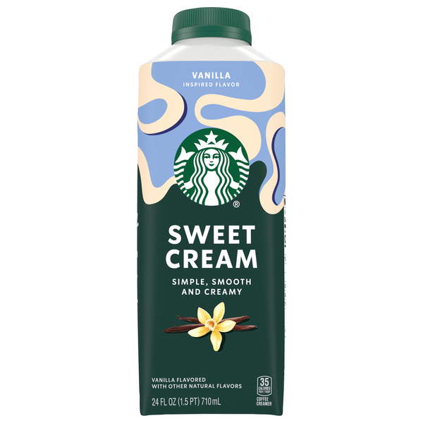 Starbucks Sweet Cream Vanilla Flavored Coffee Creamer