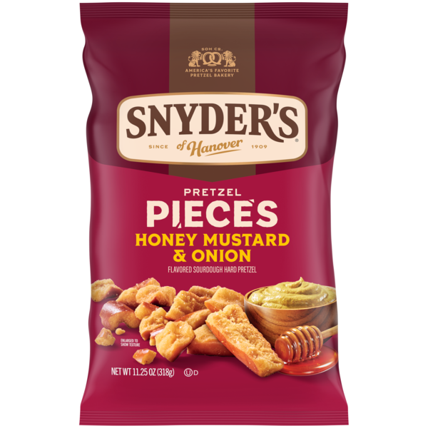 Snyder's of Hanover Honey Mustard & Onion Flavored Pretzel Pieces