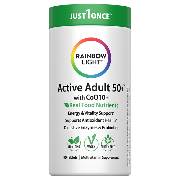 Rainbow Light Active Adult 50+ Multivitamin Tablets Vegetarian