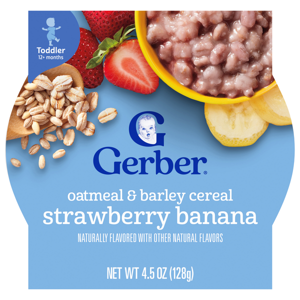Oatmeal Barley Baby Cereal Apple Cinnamon Oatmeal Barley Cereal Gerber