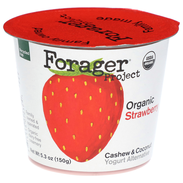 Forager Project Organic Strawberry Cashew & Coconut Yogurt Alternative Cup