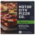 Motor City Pizza Co. Detroit Style Deep Dish Pan Supreme Pizza Frozen