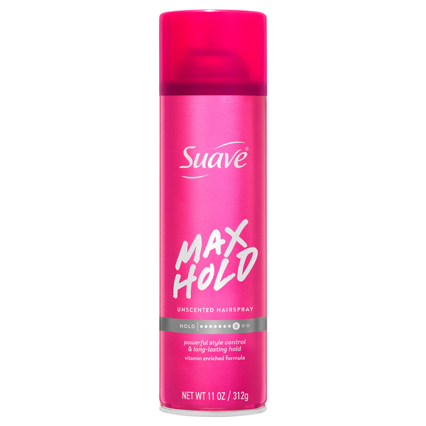 Suave Unscented Max Hold Aerosol Hair Spray