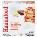 Hannaford Buttermilk Waffles - 24 ct Frozen