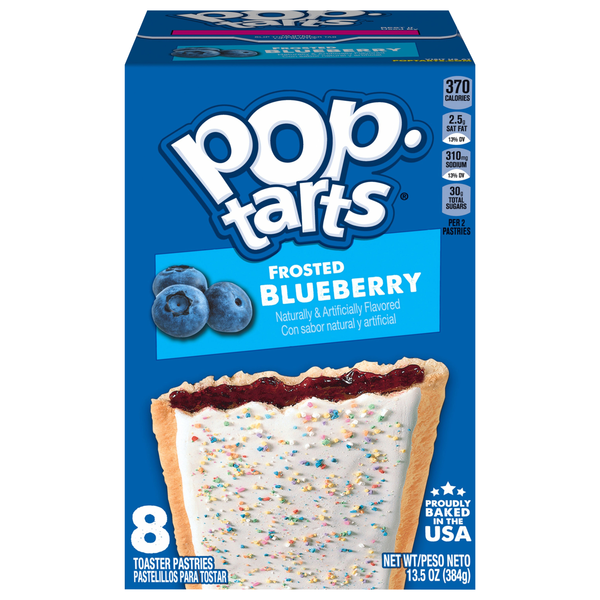 Pop-Tarts Frosted Blueberry Toaster Pastries - 8 ct