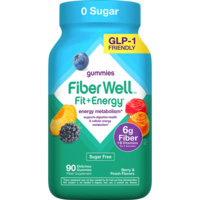 vitafusion Fiber Well Fit Sugar Free Berry & Peach Flavor Gummies