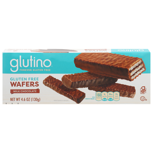 Glutino Gluten Free Milk Chocolate Wafer Cookies