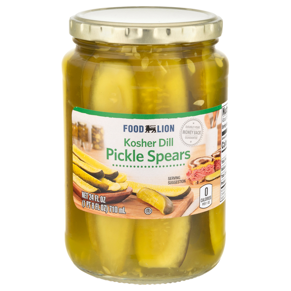 Food Lion Fresh Pack Kosher Dill Pickle Spears