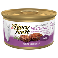 Fancy Feast Gourmet Naturals Pate Beef Recipe Adult Wet Cat Food