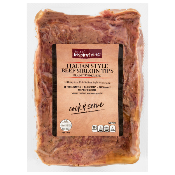 Taste of Inspirations Italian Style Beef Sirloin Tips