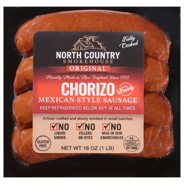 North Country Smokehouse Chorizo Sausage - 4 ct