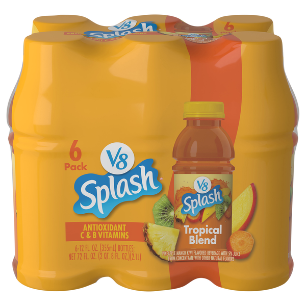 V8 Splash Berry Blend Flavored Juice Beverage - 6 pk