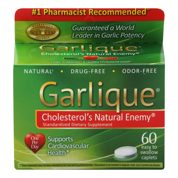 Save on Garlique Cholesterol's Natural Enemy Caplets Order Online