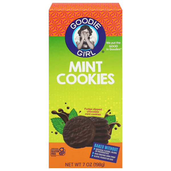 Goodie Girl Gluten Free Fudge Dipped Chocolate Mint Cookies