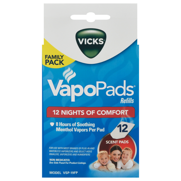 Save on Vicks VapoPads Refill Pads Family Pack Order Online Delivery