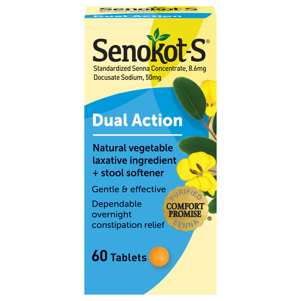Senokot-S Dual Action Laxative & Stool Softener