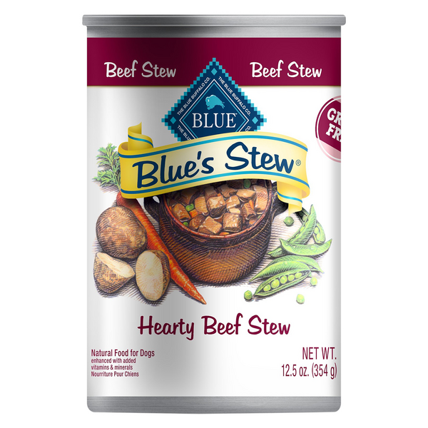 BLUE Natural Grain Free Blue's Hearty Beef Stew Wet Dog Food