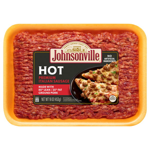 Johnsonville Natural Hot Italian Ground Sausage