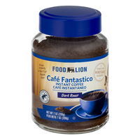 Food Lion Cafe Fantastico Dark Roast Instant Coffee