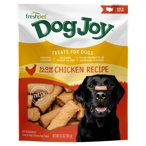 Freshpet Dog Joy Slow Grilled Chicken Recipe Refrigerated Dog Treats