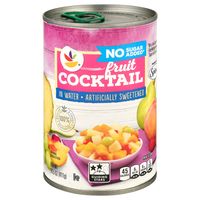 Stop & Shop No Sugar Added Fruit Cocktail in Water Sweetened with Splenda