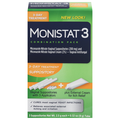 Monistat 3 Combination Pack 3-Day Treatment Antifungal Suppositories