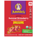 Annie's Organic Strawberry Bunny Fruit Flavored Snacks - 10 ct