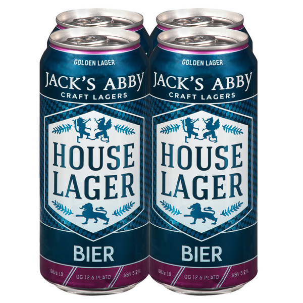 Jack's Abby House Lager Golden Lager Bier - 4 pk