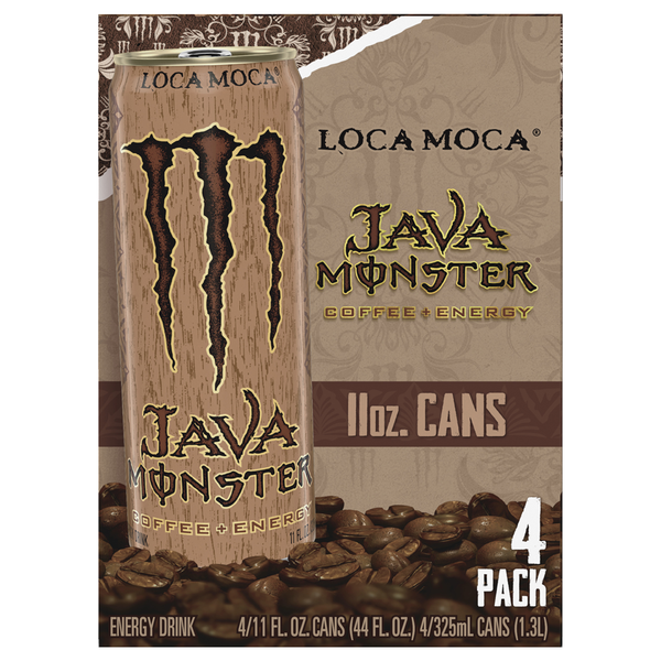 Monster Java Loca Moca Coffee + Energy Drink - 4 pk