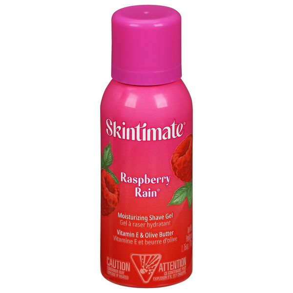 Skintimate Raspberry Rain Women's Moisturizing Shave Gel