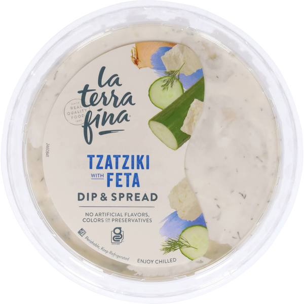 La Terra Fina Tzatziki with Feta Dip & Spread