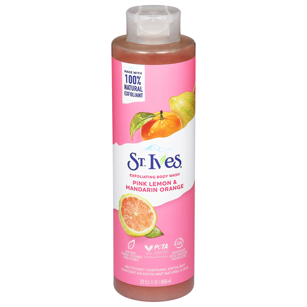 St. Ives Pink Lemon & Mandarin Orange Exfoliating Body Wash