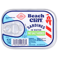Beach Cliff No Salt Added Sardines in Water