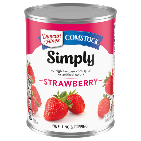 Duncan Hines Comstock Simply Strawberry Pie Filling & Topping