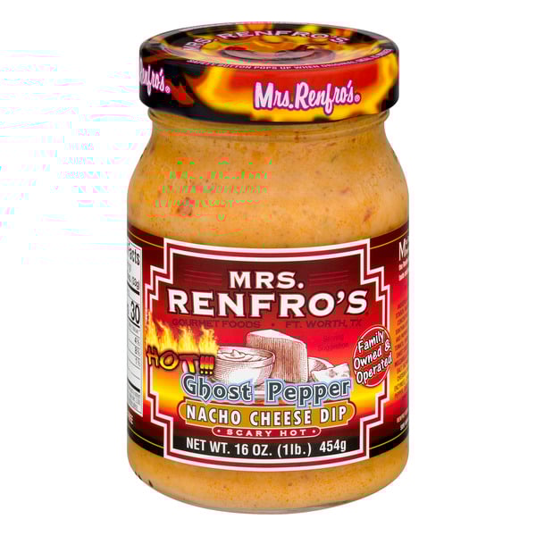 Mrs. Renfro's Scary Hot Ghost Pepper Nacho Cheese Dip