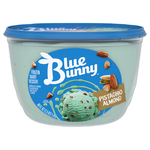 Blue Bunny Pistachio Almond Frozen Dairy Dessert
