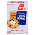 Katz Gluten Free Blueberry English Muffins - 4 ct Frozen