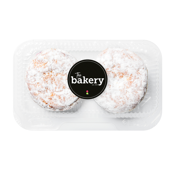 Stop & Shop The Bakery Raspberry Jelly Filled Powdered Donuts - 2 ct