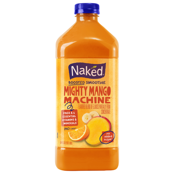Naked No Added Sugar Mighty Mango Machine Boosted Smoothie