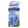 Refresh Your Car! Fresh Linen Odor Eliminating Auto Vent Sticks - 4 ct