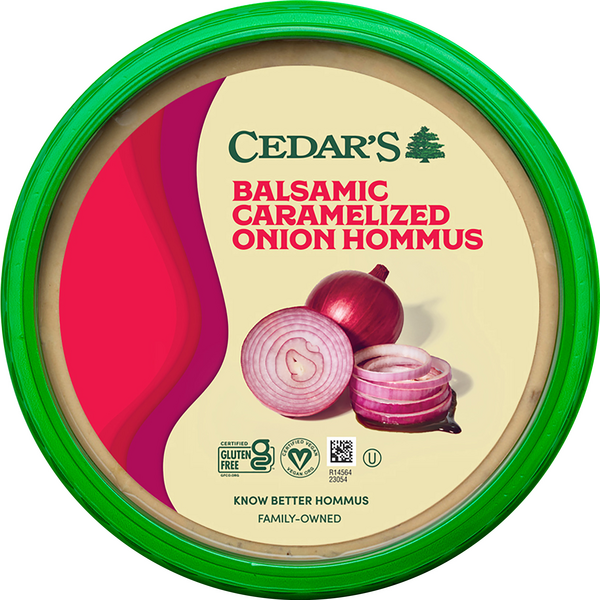 Cedar's Gluten Free Balsamic Caramelized Onion Hommus