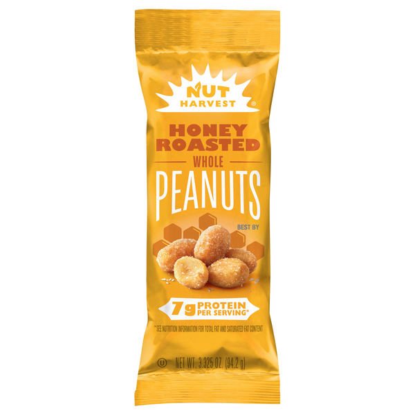 Nut Harvest Peanuts Honey Roasted Whole